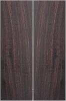 Vista 1 de IECAP LLC Paneles de madera a espejo de madera de palo negro africano para mango de cuchillo – Materiales para mango de cuchillo – Escalas