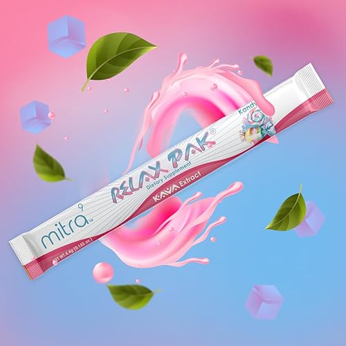 Miniatura 2 de MITRA-9 Kava Powder RelaxPak - Paquetes de polvo de extracto de Kandy Kava  Potenciador del estado de ánimo  A base de plantas  Promueve la calma y
