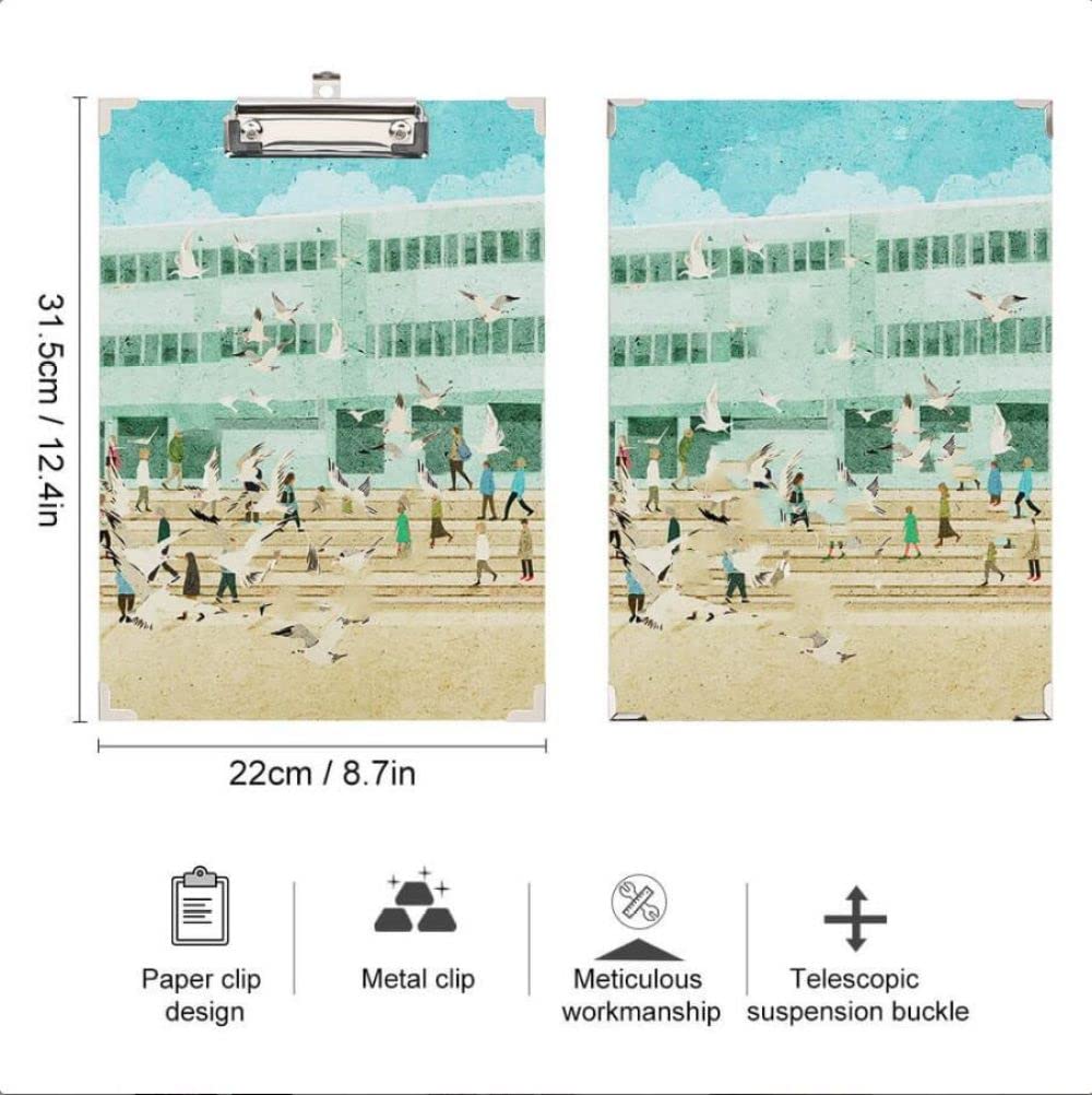 Personalizza Appunti in plastica A4, stampa alla moda, formato A4, formato A4, formato lettera e moduli per ufficio Forniture Avvocati, Studenti scolastici e bambini, Cartone a basso profilo Clip