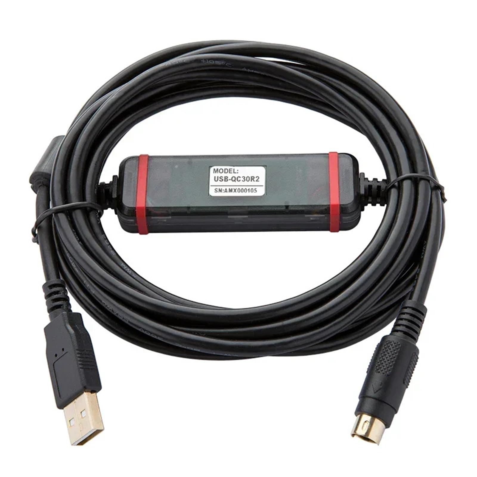 Câble de Programmation USB-QC30R2 for série Q, câble de données de téléchargement USB/RS232 Compatible Windows 7/XP(FTDI Type)