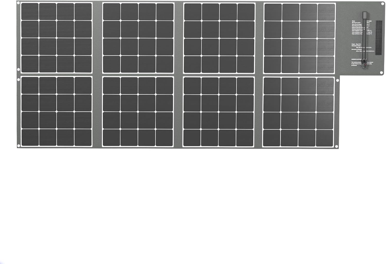 Renogy 400W Portable Solar Panel Foldable Monocrystalline Solar Blanket, Huge Power Solar Panel, Sunpower Solar Cells 23.7% High Efficiency for Power Station Outdoor Camping RV Solar Generator