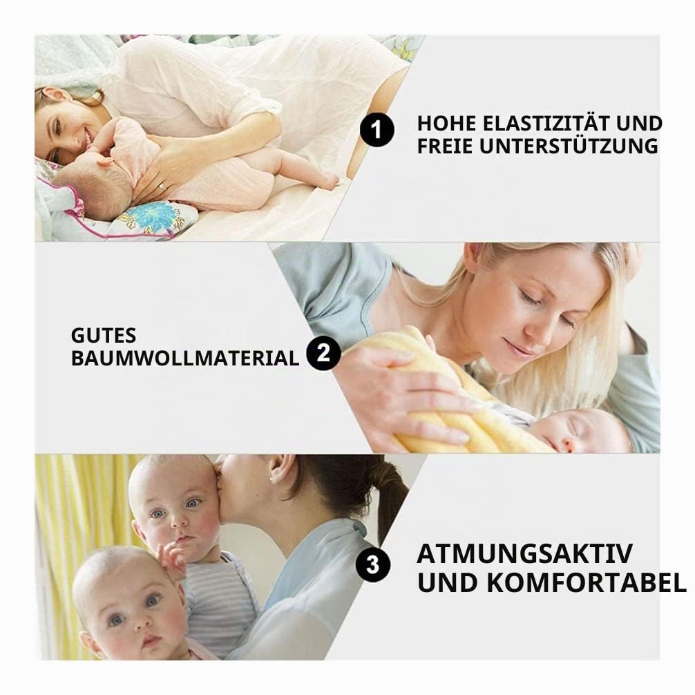 Bauchband nach der Geburt, Gaze, Baumwolle, atmungsaktiv, zur Erholung der Schwangerschaft, Bauchwickel für Frauen und Mädchen, schlanke Versorgung (Weiß, Größe L, 2 Rollen)