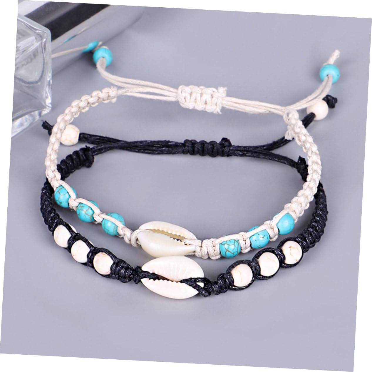 Braceletas Hechas a Mano Pulseras de Concha Tejida en Joyas de para Mujeres Resistentes y Elegantes