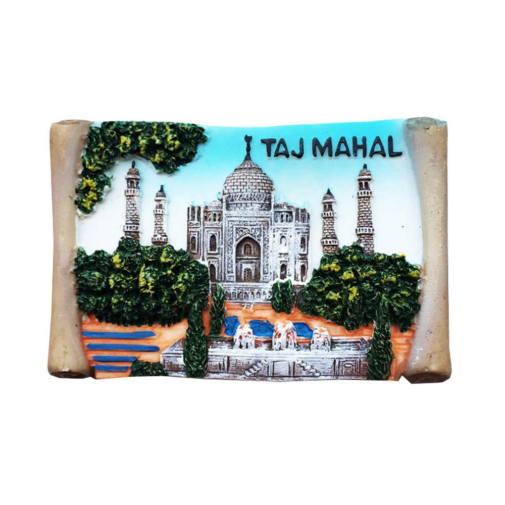 Muyu Magnet Taj Mahal India Fridge Magnet Travel Souvenir Gift Home Kitchen Refrigerator Decoration Magnetic Sticker Collection