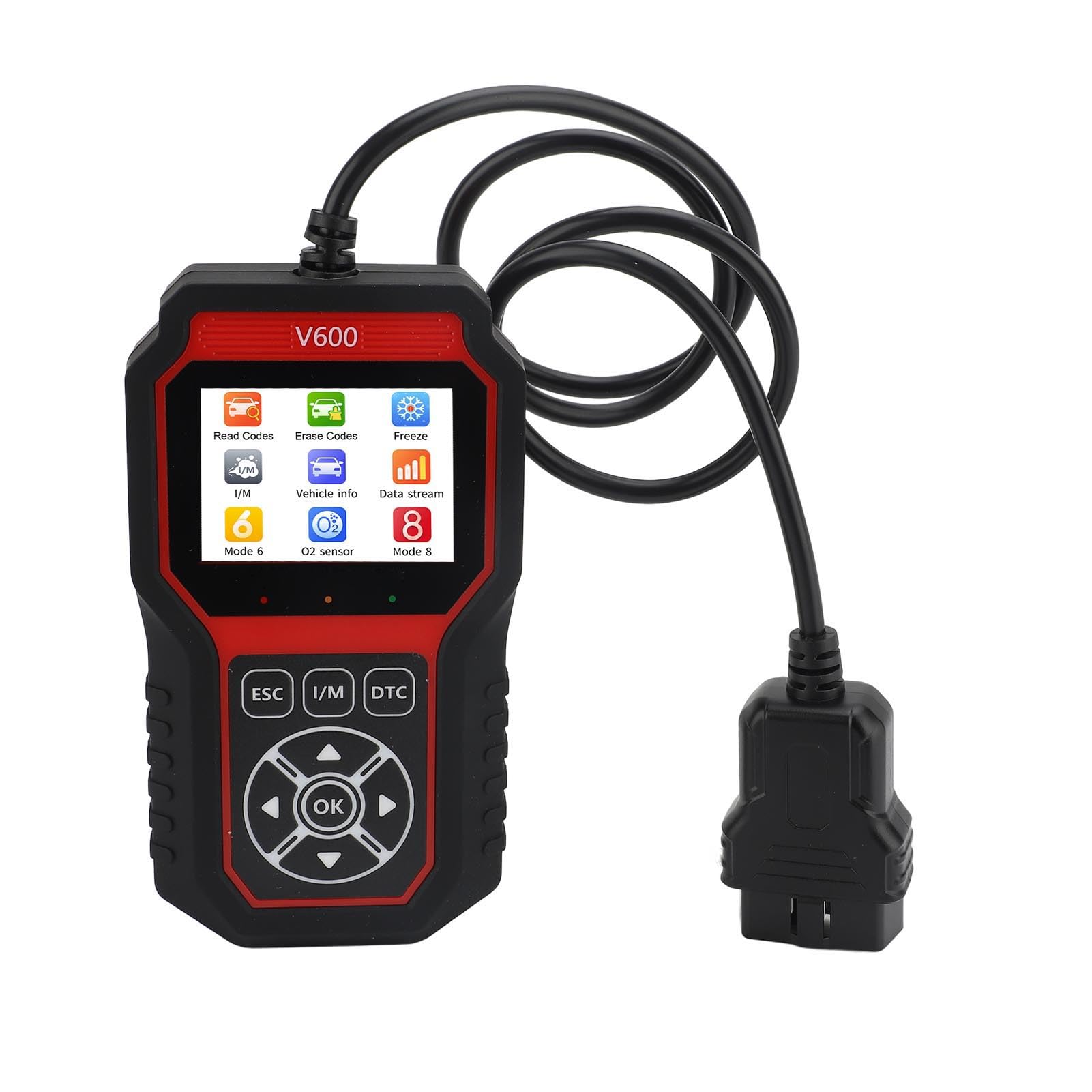 V600 -Auto -OBD -Scanner 2.8in TFT -Farbbildschirm EIN klick I M Integrierte Speicherkarten -Engine -Fehlercode Reader