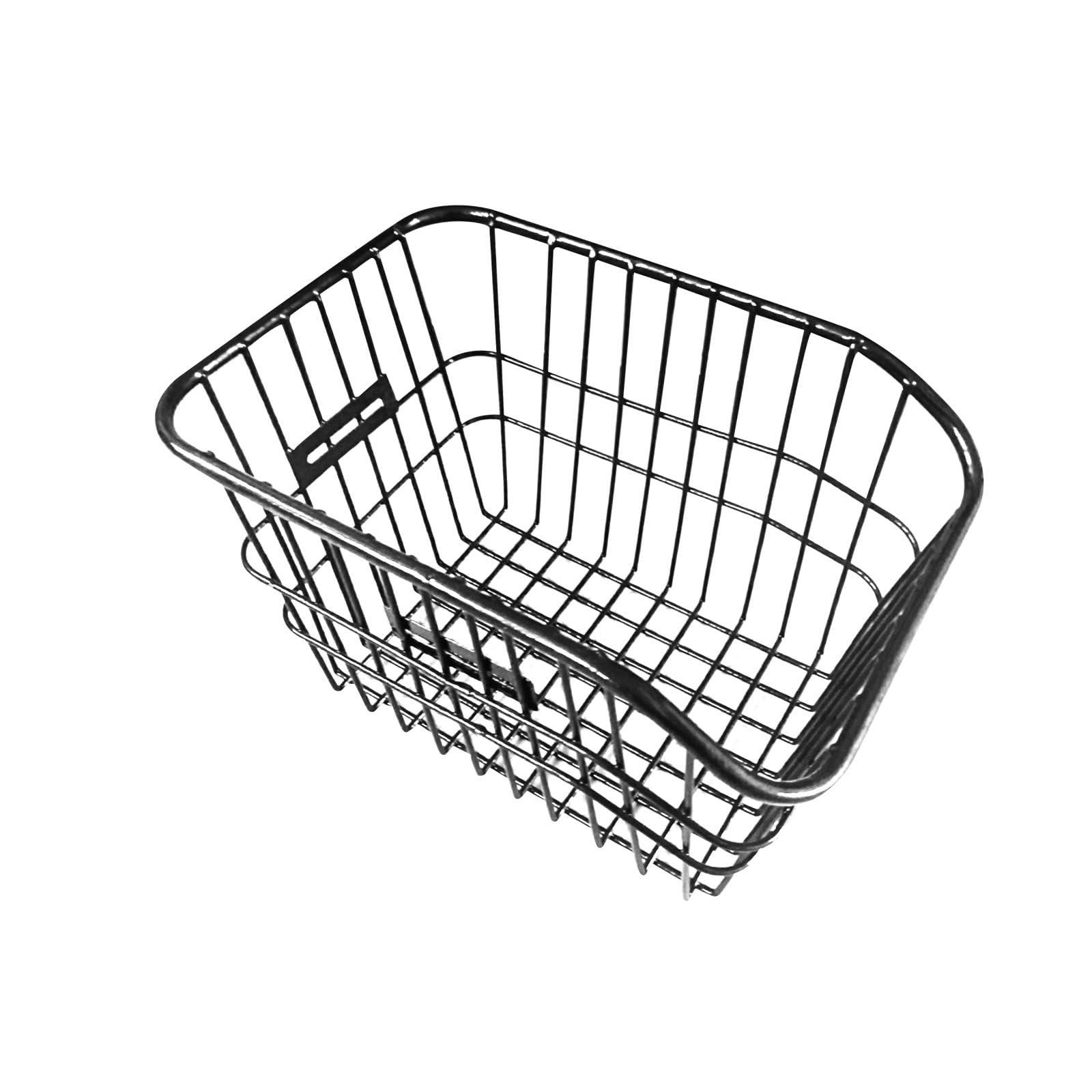 Sturdy Iron Bike Rear Basket Shopping Container