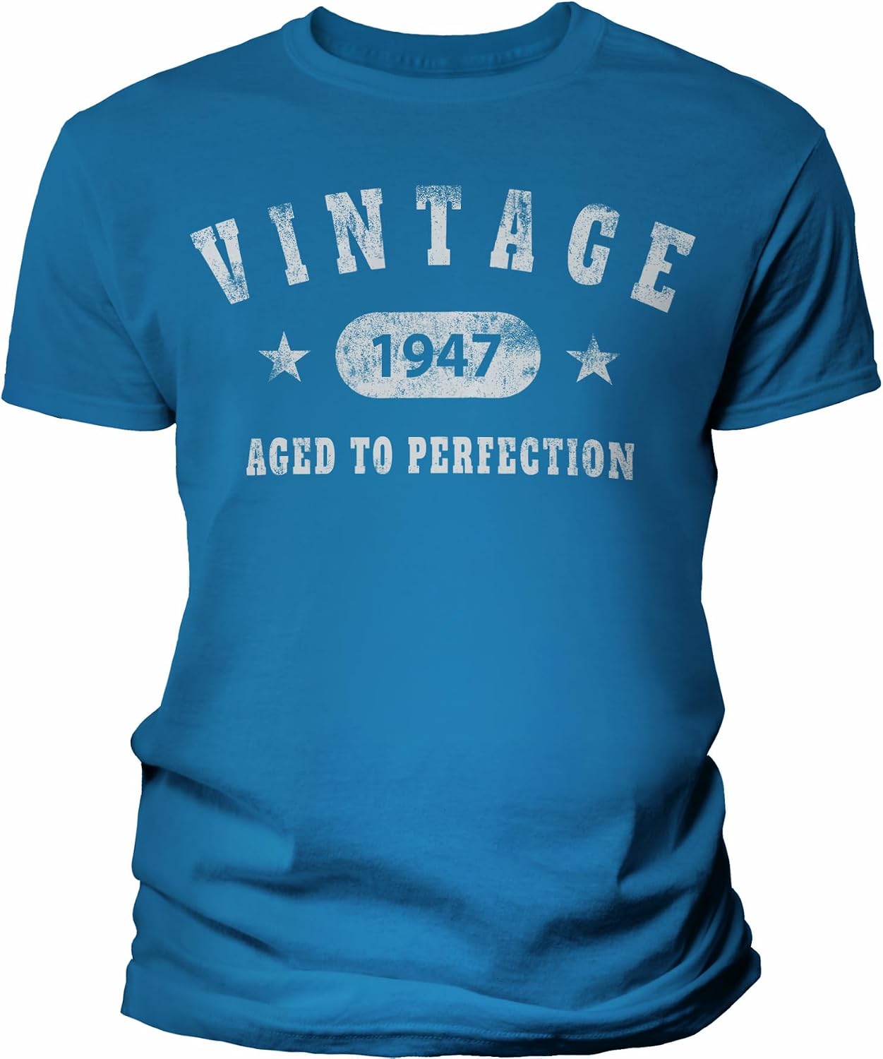 1947 Vintage Stars Aged To Perfection 78th Birthday T-Shirt - Custom Year Gift For Men & Women