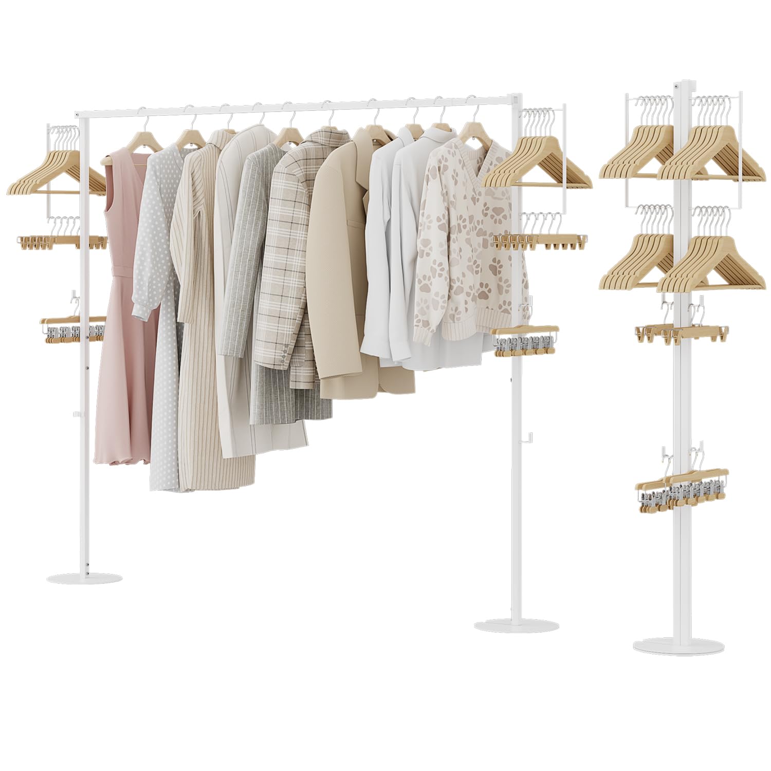 Amazon.co.jp : 折り畳み 室内物干し 伸縮 幅157~220cm 室内干し 部屋