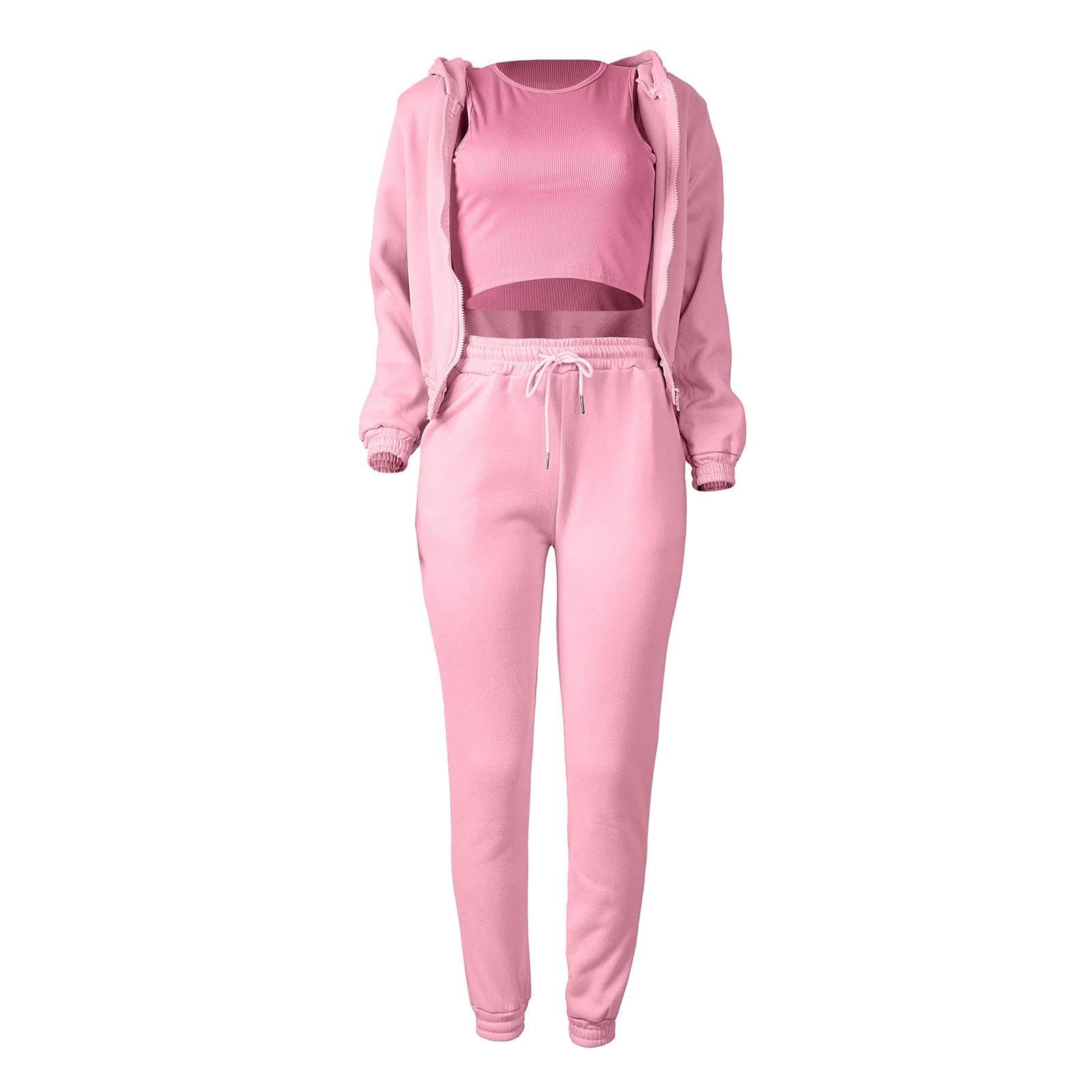 Da donna Set Pantaloni Felpa Baggy Felpe Tute Jogging Sport (XL)