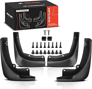 A-Premium - Compatible with Tesla Model Y 2023-2020 - 4PCS Mud Flaps Splash Guards Mudguards Mudflaps - [W/Hardware Accessories] - No Drilling Needed, Protection Vehicle, Matte Black, Front & Rear