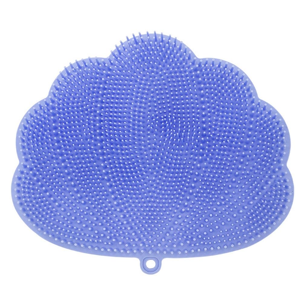 Hopbucan Wall-Mounted Hands-Free Back and Foot Scrubber with Suction Cups