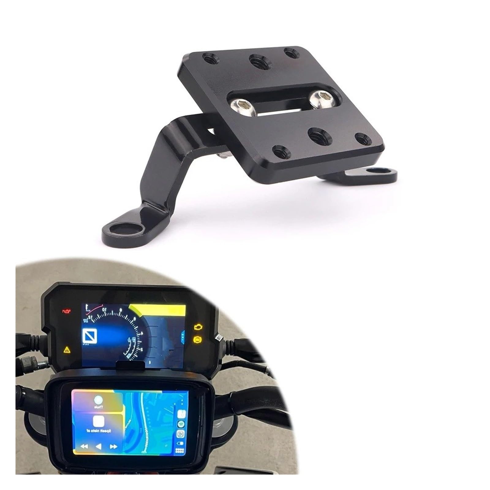 Porta Cellulare Moto Per SUZUKI Per GSX 650F Staffa Di Navigazione | Per GSX 1000S Per Katana Per GSX-S750 Supporto per piastra di navigazione GPS per telefono(Type 2)