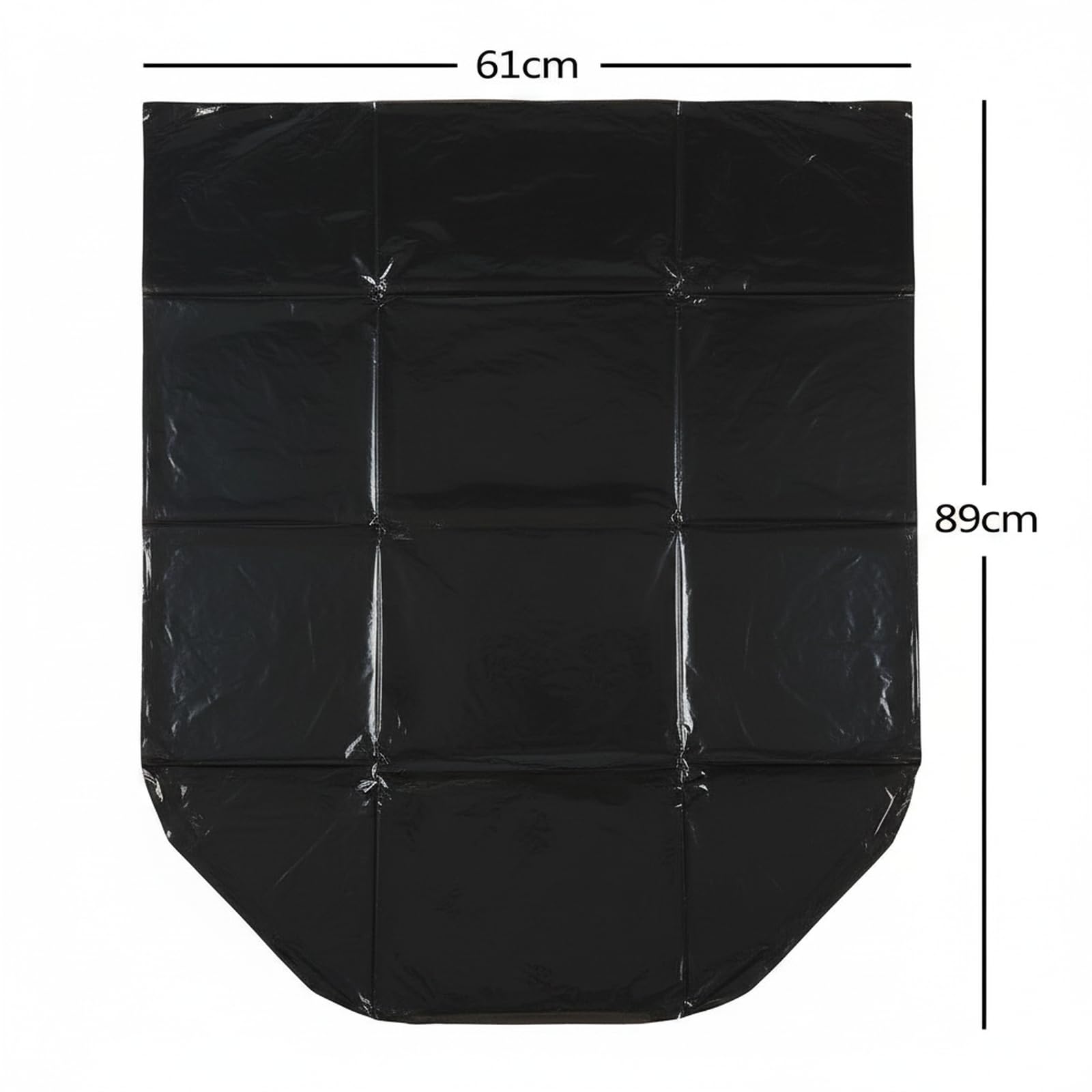 40 Litre Sachet Poubelle Sacs Poubelle, Noir, 150 Sacs