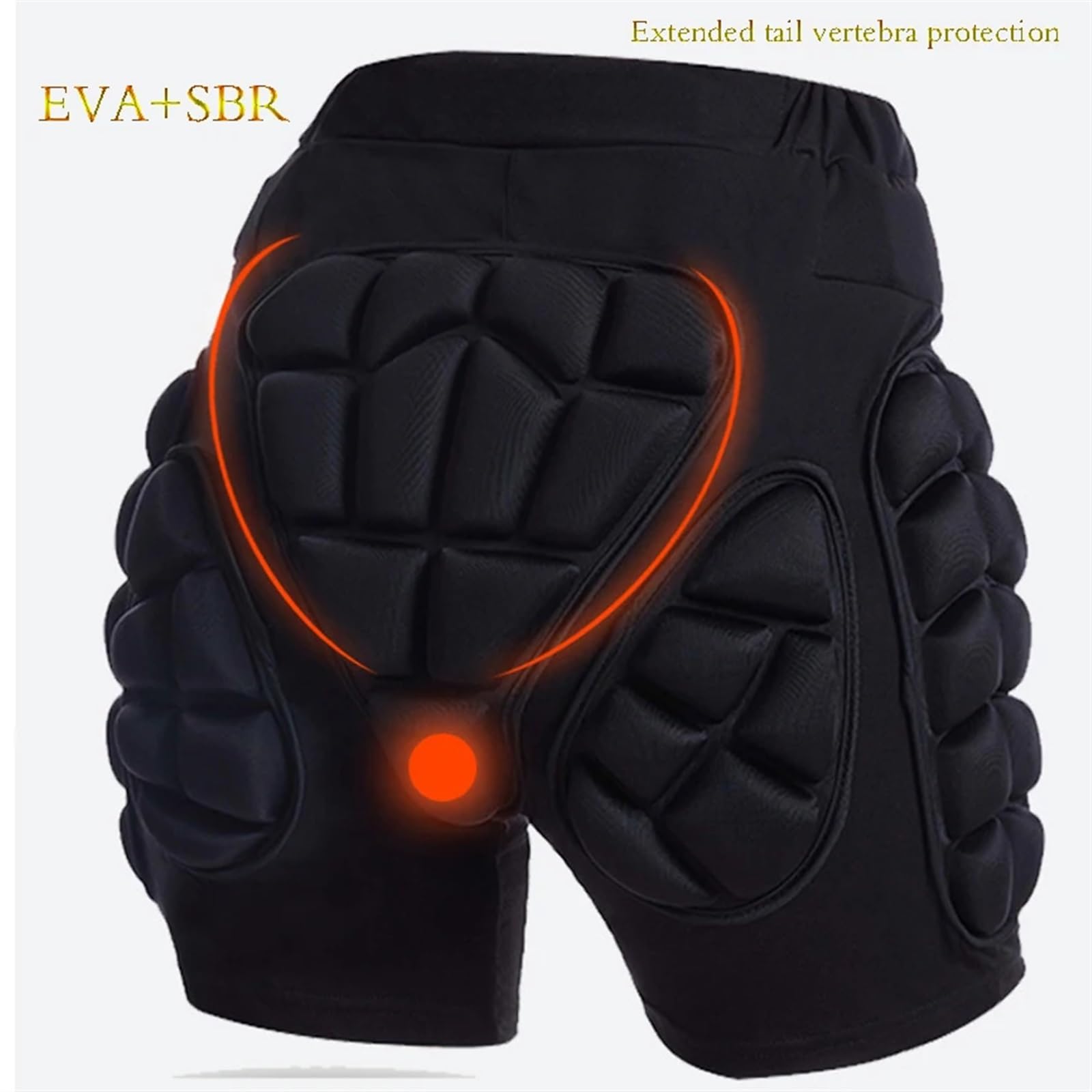 Ski Shorts De Protection RembourréS S-3XL Sports de Plein air Ski Skate Snowboard Protection Ski Protecteur Patinage Protecteur Hanche Rembourré Shorts Short De Protection Hip Pad