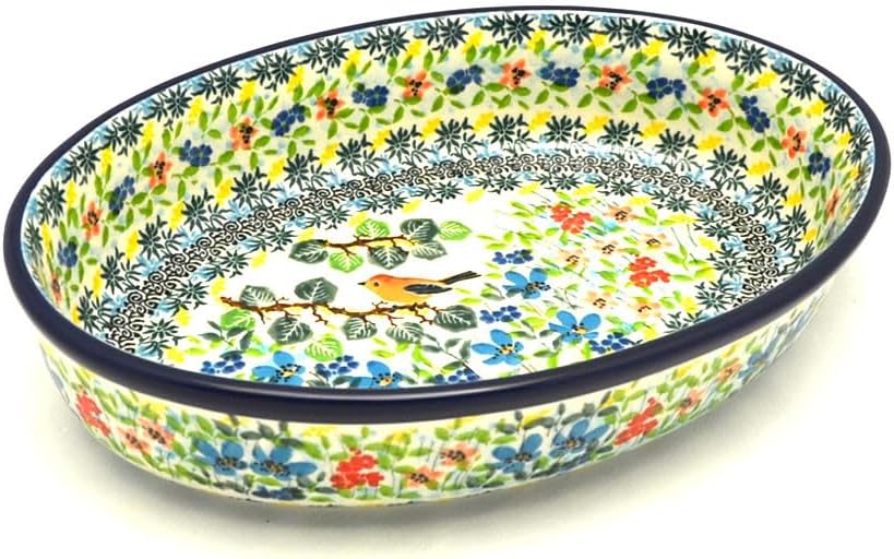 Polish Pottery Baker - Oval - Medium - Unikat Signature U5098