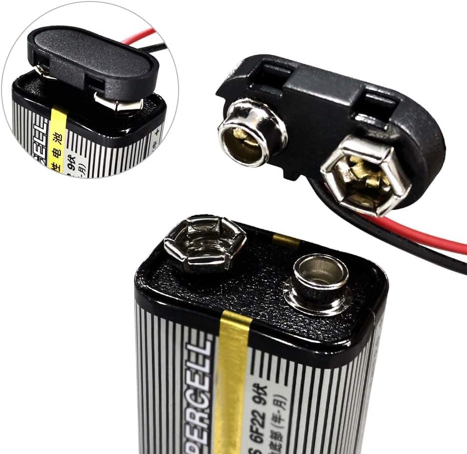 Connettore Batteria 9v Clip 9 V 13cm - Foto 4