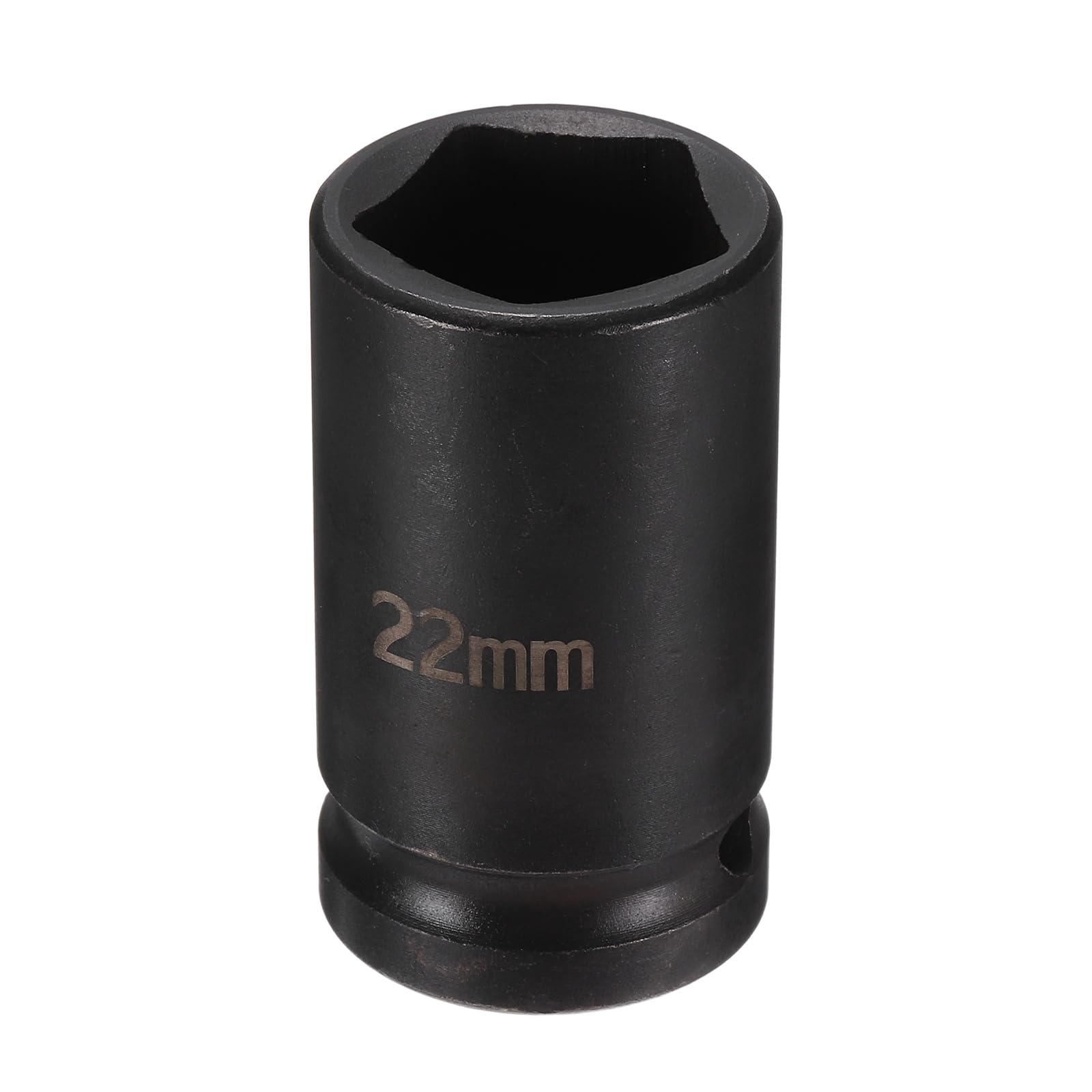 sourcing map Pentagon Socket 1/2" Drive 22mm Metric 5 Point Utility Socket 2" (50mm) Long CR-MO Steel Blacking Impact Pentagon Sleeve Tool for Nuts Bolts Water Meter Fire Hydrants
