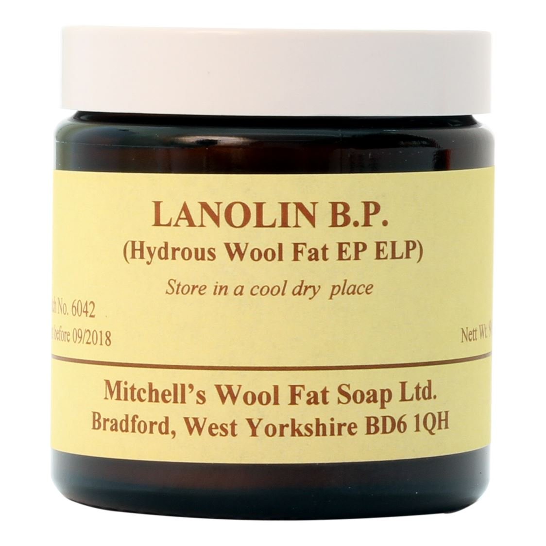 Mitchell's Wool Fat Large Lanolin B.P.