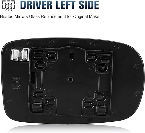 Miniatura 5 de Espejo lateral del conductor compatible con Chrysler 200 2011-2017  Chrysler 300 2012-2021  Dodge Charger 2011-2021 retrovisores calefactables de