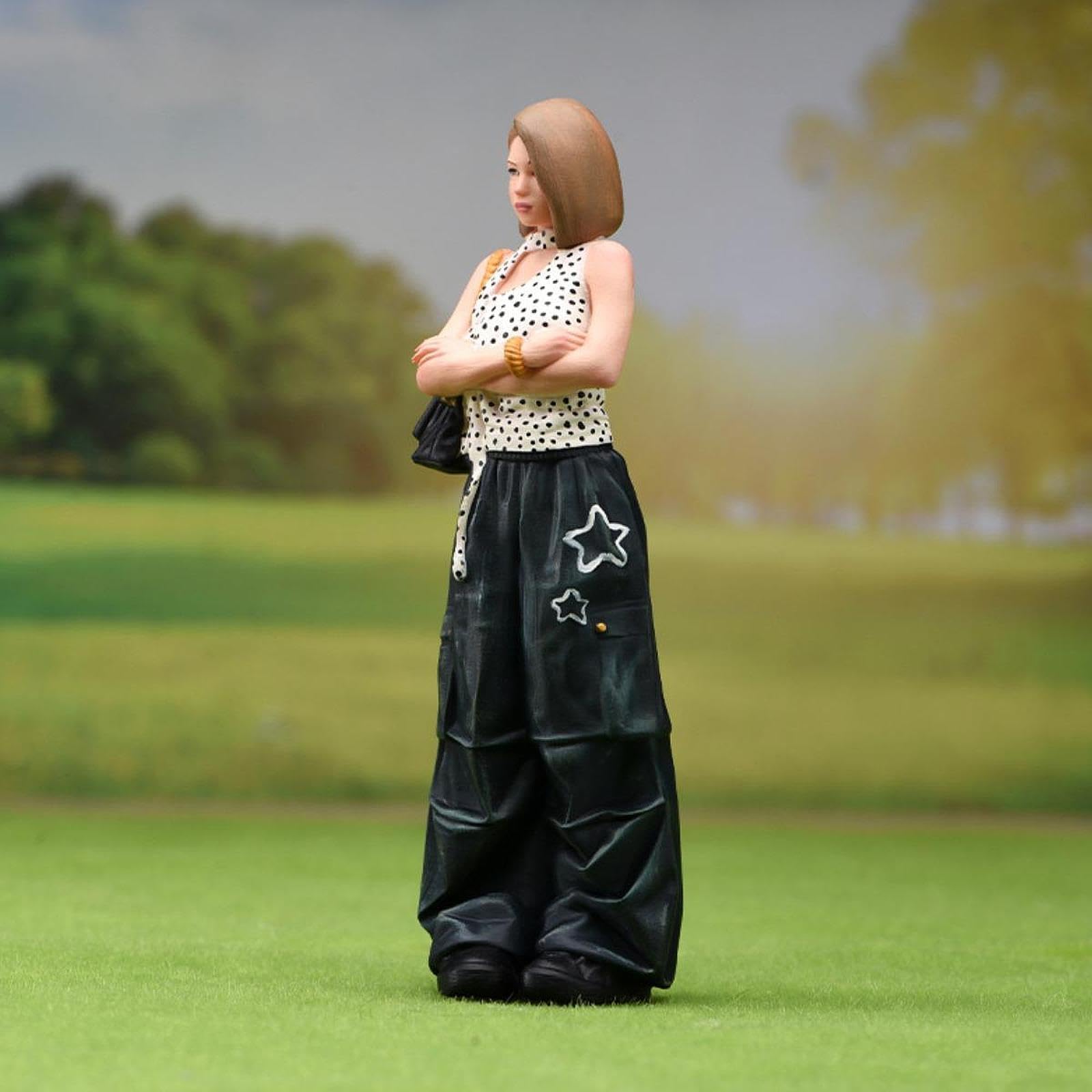 Figurina di 1:24, Miniatura in Resina, Pezzo da Collezione.