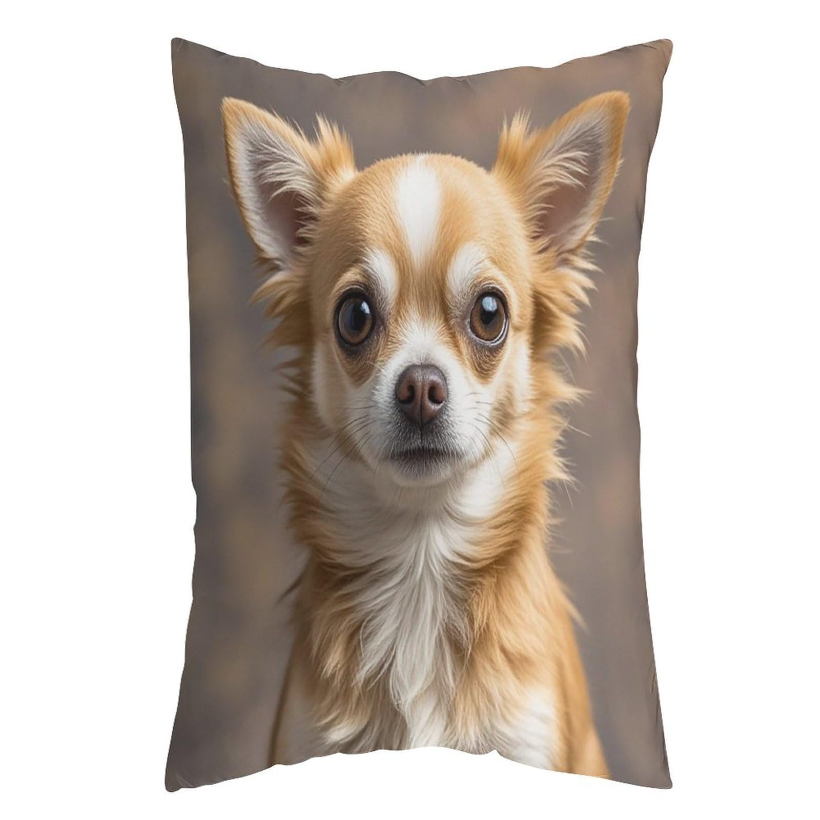 Taie d'oreiller chihuahua cadeau parfait pour femme et homme de 50x75 cm