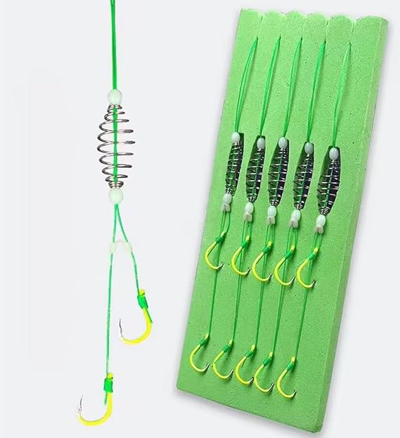 5 li Paket Yaylı Avcı Hazır Sazan Takımı- Fosforlu