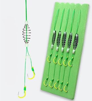 5 li Paket Yaylı Avcı Hazır Sazan Takımı- Fosforlu