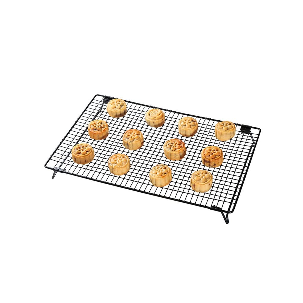 XMING Juego de Rejillas for Enfriar Pasteles, Rejilla for Enfriar Galletas y Pan, Red de enfriamiento for llovizna y Mousse, Herramientas for Hornear (Size : One)