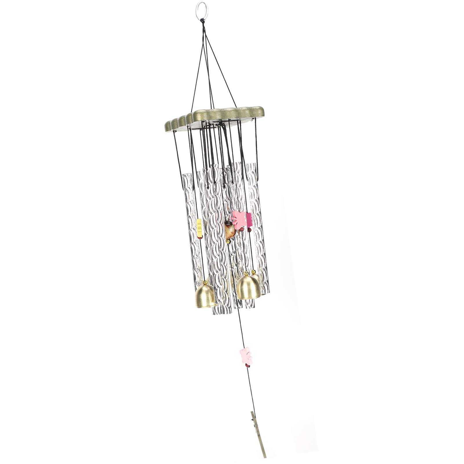 Windspiel Aus Metallrohren Mit Holzanhänger – Garten-Deko Mit Beruhigendem Klang