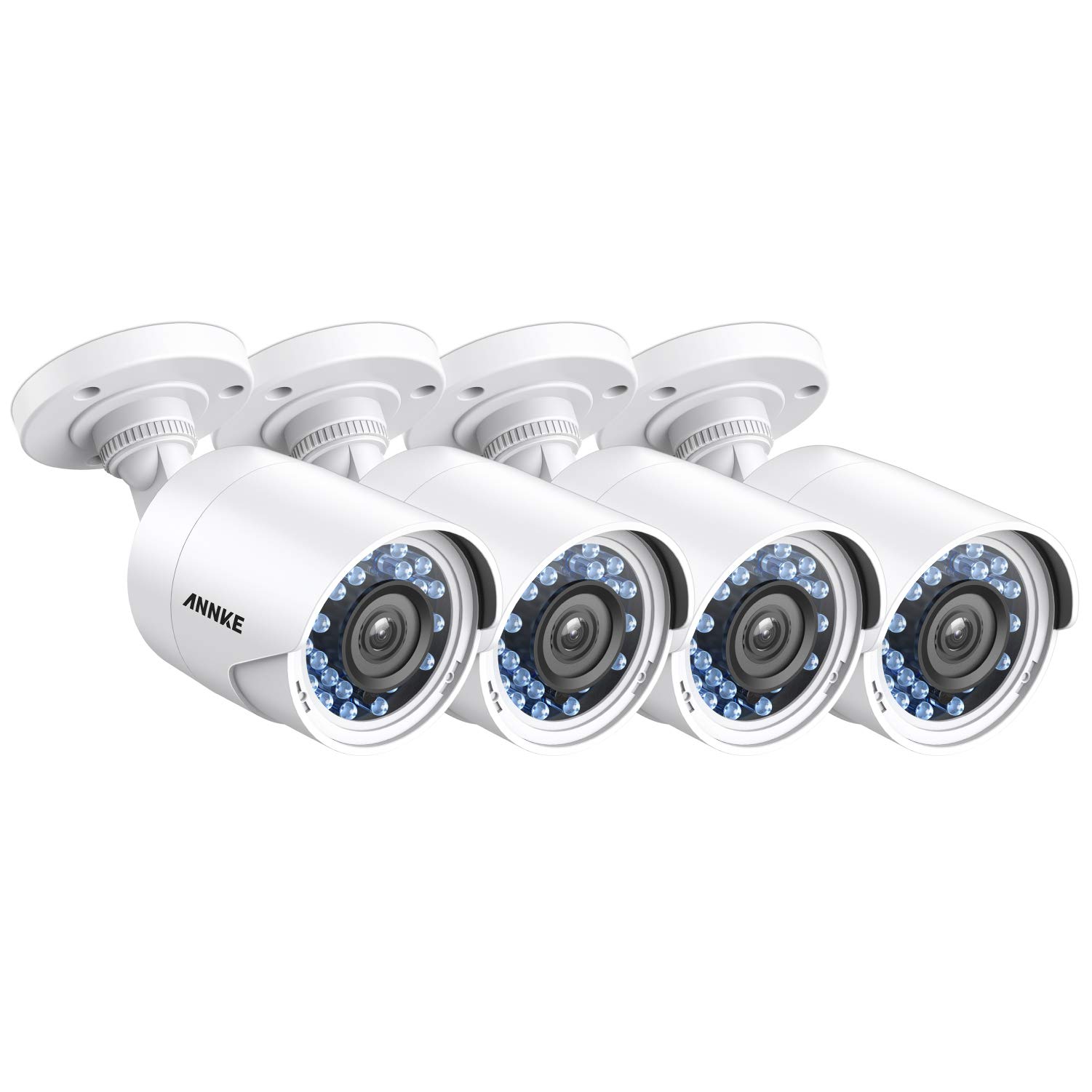 Annke4 Pack Cctv Bullet Camera White 1080p Hd Tvi Add Desertcart