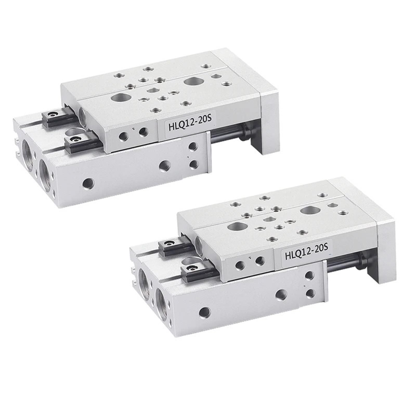 Cylindre pneumatique anti-jeu HLQ8X40 résolvant les défauts d'alignement