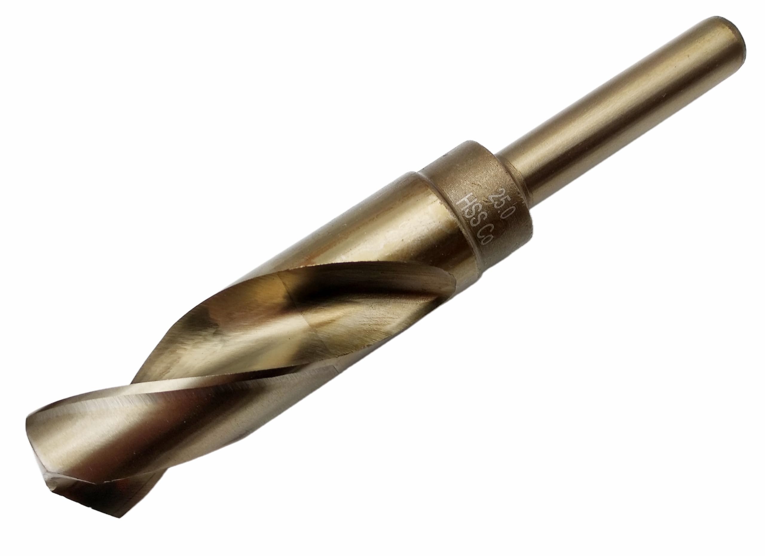 Punta per trapano M35 HSS Co5 Premium, con cobalto al 5% di cobalto, per metallo, acciaio inossidabile, diametro 25 mm