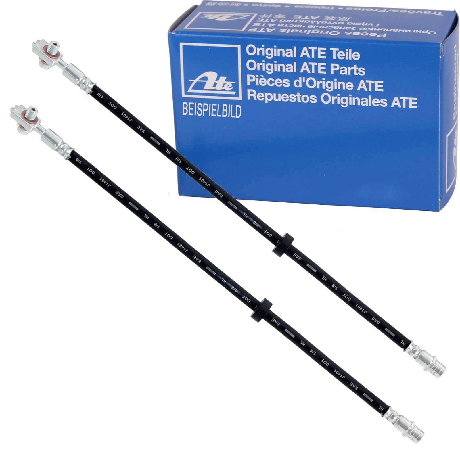 2x ATE Bremsschlauch vorne | 2x 24.5143-0439.3 [331411] für A3 8L Leon Octavia I Golf 4