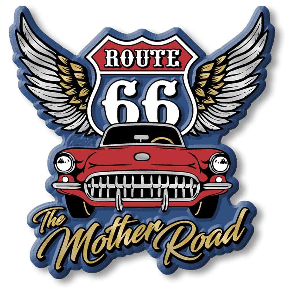 ROUTE327さま専用　66キロ Amazon.com: Route 66 Mother Road Car & Wings Magnet Magnet by