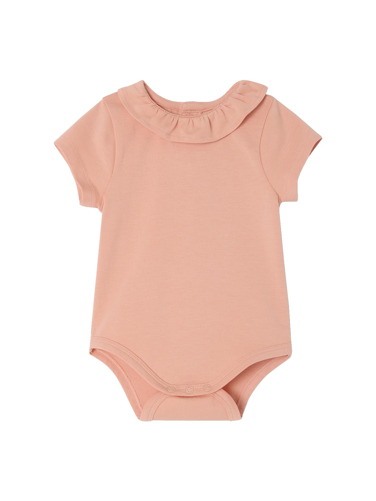 VERTBAUDET Lot de 2 bodies bébé col fantaisie manches courtes