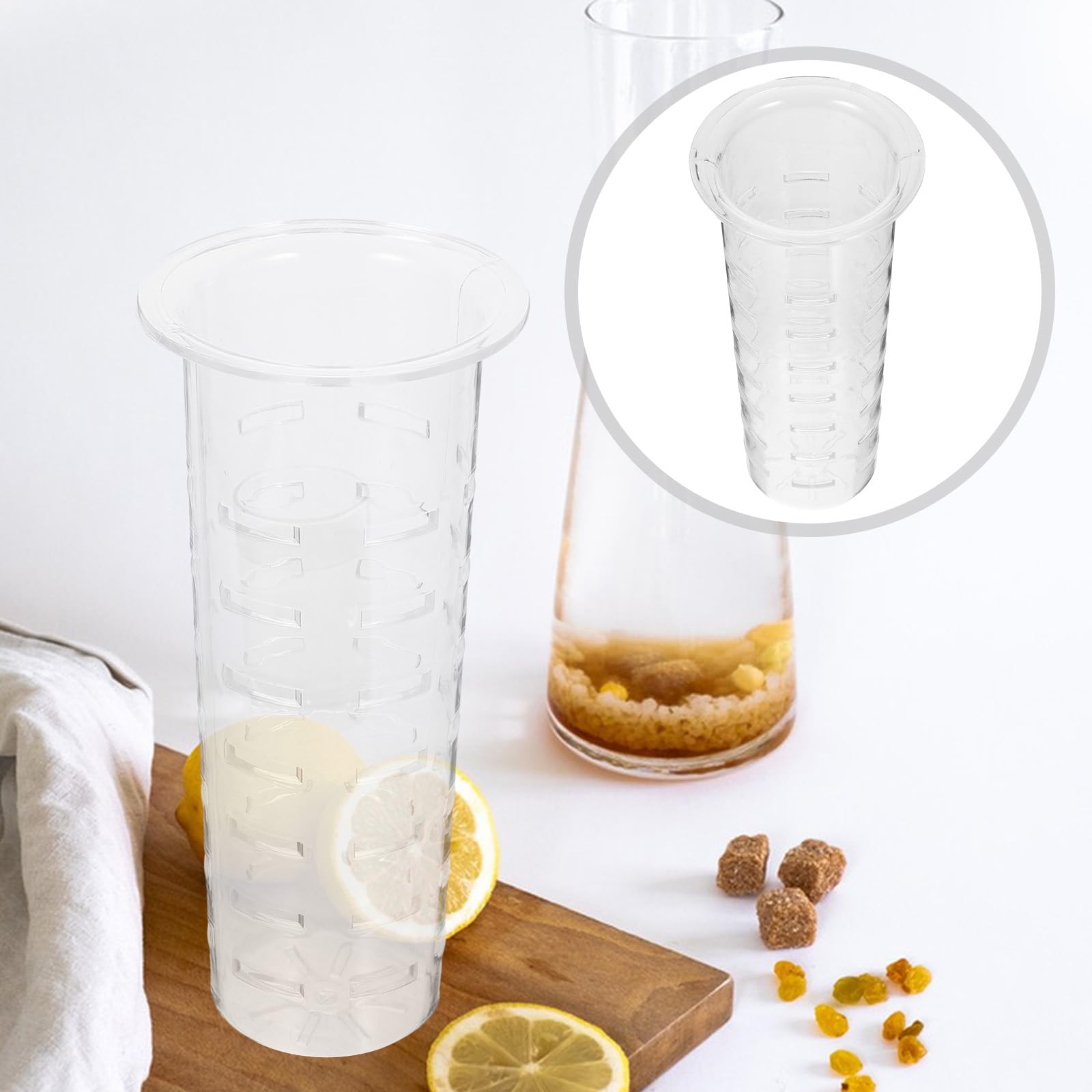 Cabilock Dispensador de bebidas acrílico para zumo de huevo, dispensador de bebidas, repuesto para huevo, fruta, dispensador de zumo