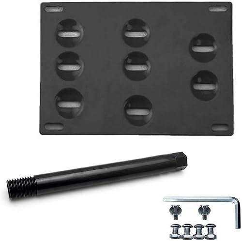 Miniatura 3 de Xotic Tech - Gancho de remolque para placa de matrícula compatible con Jaguar XF 2009 en adelante, XE 2017 en adelante (negro)