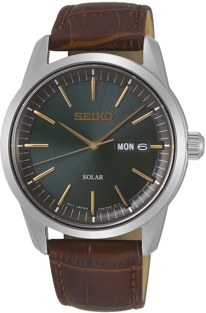 Seiko Herren-Uhr Quarz Edelstahl mit Edelstahlband SNE525P1