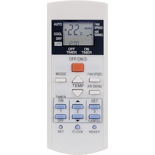 OKDEAL 5 Years Warranty AC Remote Compatible for Panasonic I