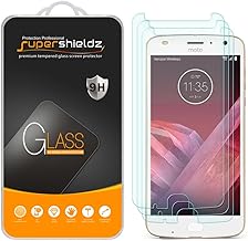 Best (3 Pack) Supershieldz for Motorola (Moto Z2 Play) Tempered Glass Screen Protector, 0.33mm, Anti Scratch Reviews