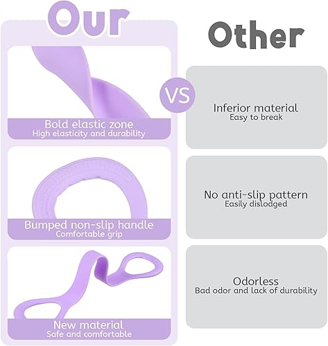 Miniatura 3 de 2 bandas de resistencia de figura 8, bandas elásticas para entrenamiento, bandas elásticas para pies, piernas, estiradores de manos, ejercitador de
