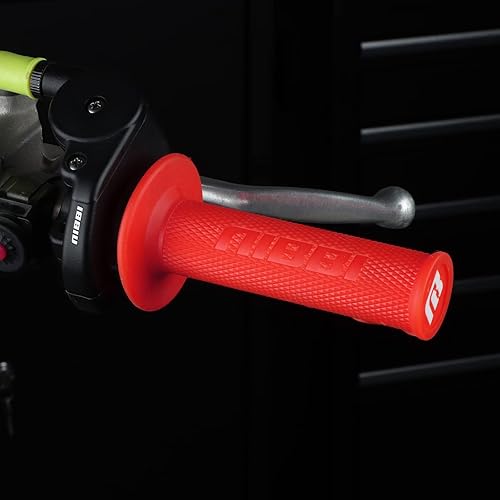Miniatura 7 de NIBBI Empuñaduras de acelerador de 78 pulgadas de 0.866 in, agarre de bloqueo para Pit Bike Dirt Bike ATV