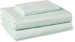 Amazon Basics 100% Organic Cotton Kids' Sheet Set with Pillowcase, Full, Spotted Dogs