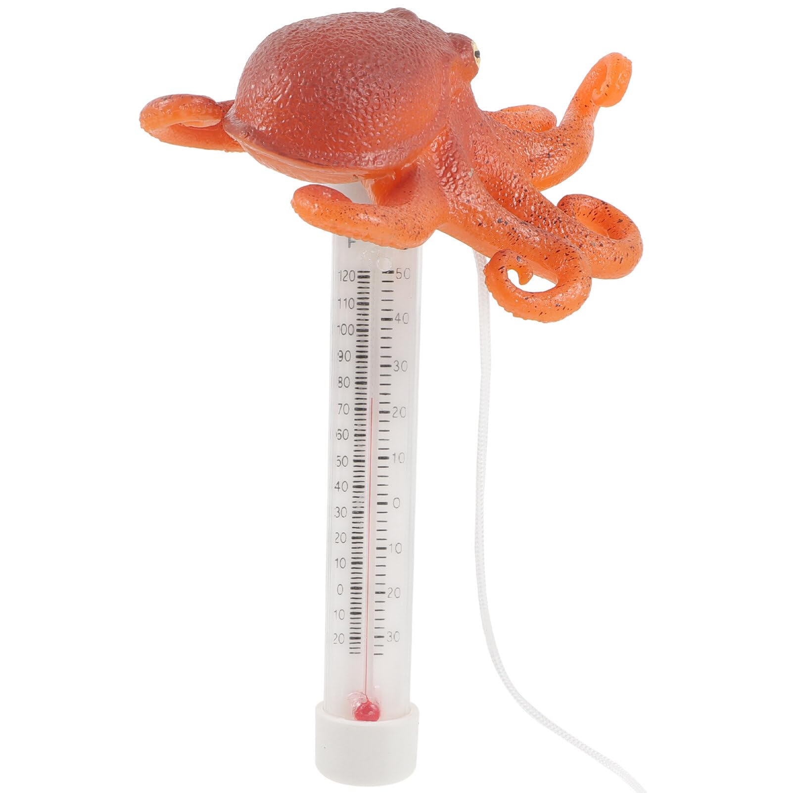 BESPORTBLE Termometro Galleggiante Per Piscina Termometro Per Acqua Display Ad Alta Definizione Misurazione Precisa Della Temperatura Adatto Per Piscina Vasca Da Bagno Acquario e Altri Usi Re