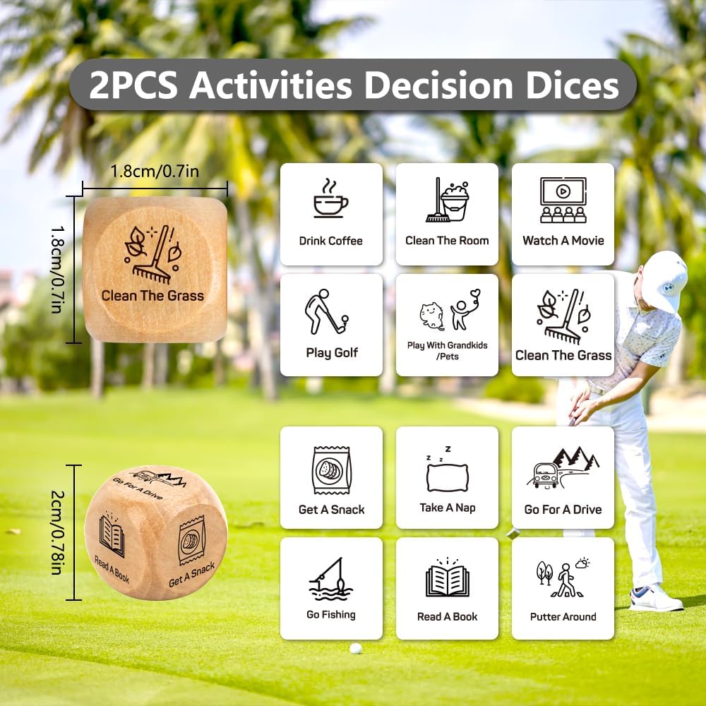 Wedding Gifts for Him Her 2PCS Decision Dice Date Night Dice Gift for Husband Wedding Presents for Couples Boyfriend Husband Vday Romantic Gifts for Him Friend Coworker Family