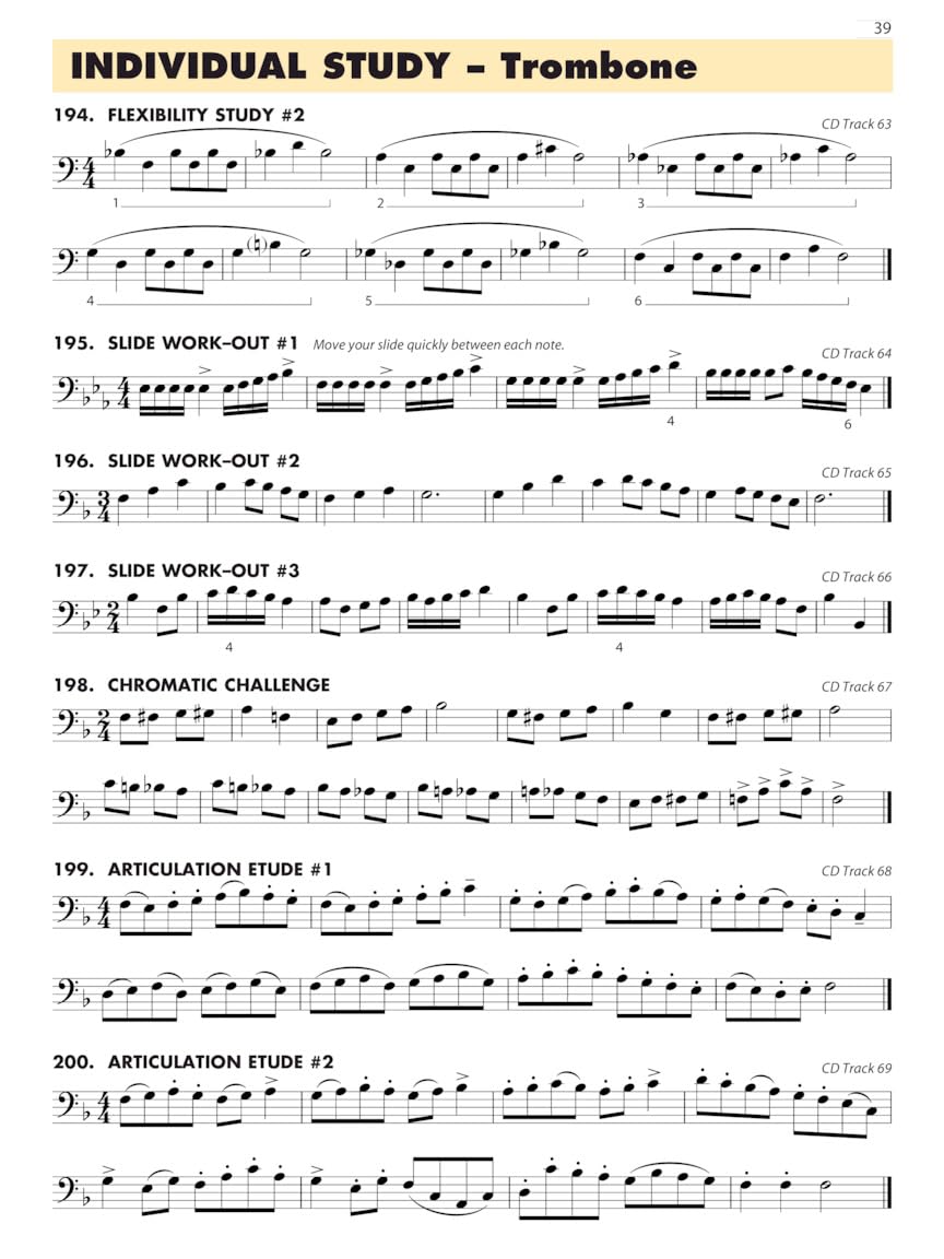 Essential Elements for Band - Trombone Book 2 with EEi Online Resources | Trombone Method Songbook for Beginner and Intermediate Students | School Band Sheet Music for Teachers and Learners