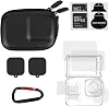 Accessories for Insta 360 Ace Pro 2, with Mini Carrying Case, Tempered Glass Lens & Screen Protector, Plastic Front Screen Film, Silicone Lens Cover, Cleaning Kit for Ace Pro 2 Action Camera
