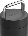 Fellow 20 oz Carter Carry Vacuum Insulated Tumbler for Water, Tea, Coffee, Smoothies, & More - Stainless Steel - Keeps Heat for 12 Hours/Stays Cold for 24 Hours-Leak-Proof Seal-Slim Width-Matte Black