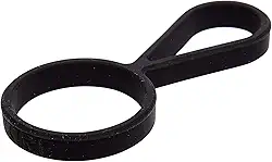 Pure - 70551DC-BK água pura, 3,18 x 7,62 cm, preto, fácil e conveniente, durável, simples suporte de garrafa de silicone