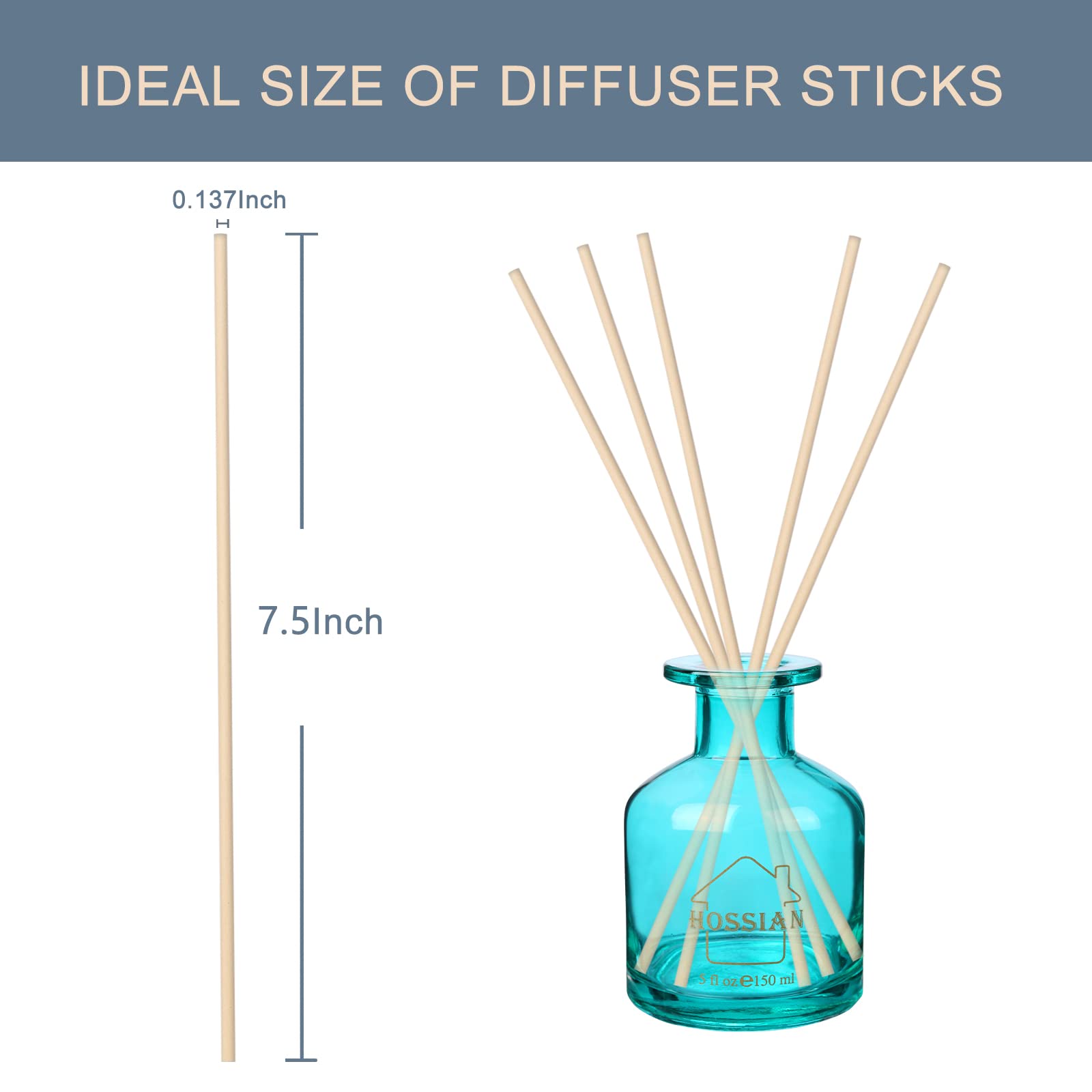 Snapklik.com : HOSSIAN Reed Diffuser Sticks - Reed diffusers-Reed ...